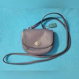 Coach Purple Crossbody Bag with Adjustable Strap